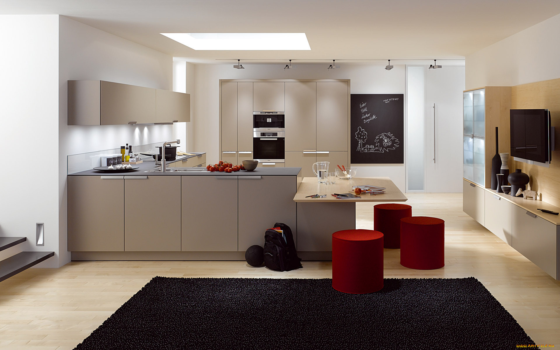 3 ,  , realism, kitchen, style, room